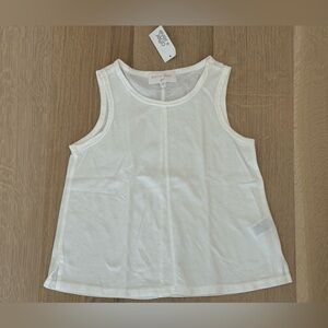 NWT BELLA DAHL White Tank Top Shirt Everafter - Size 6